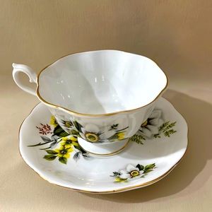 Royal Albert Tea Cup and Saucer set English Bone China, Teacup and Saucer E1200